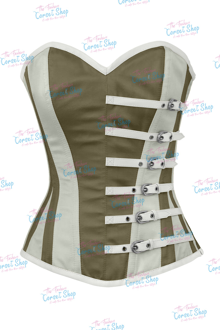 Agabeze Gothic Satin Overbust Corset