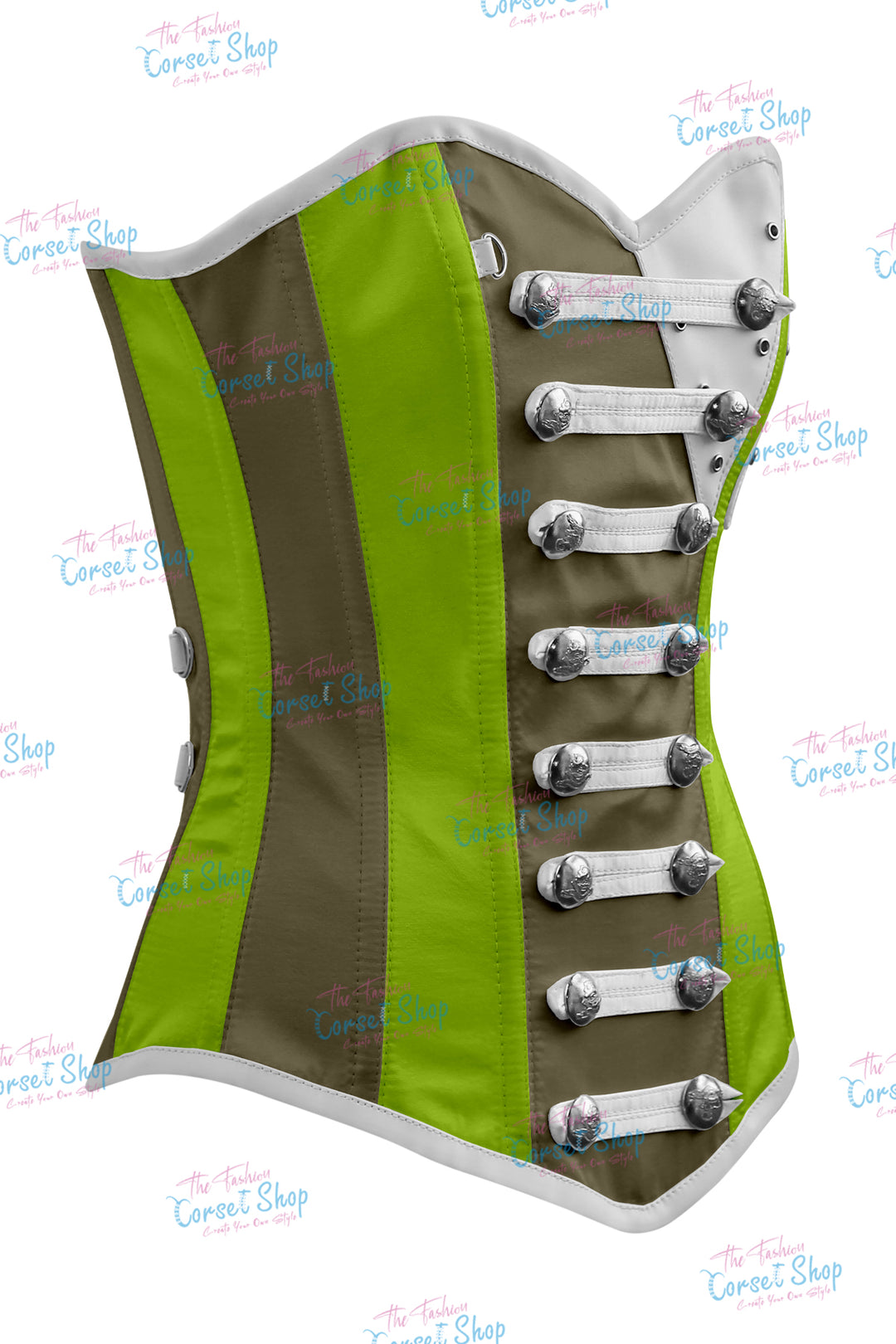 Jessie Satin Overbust Corset