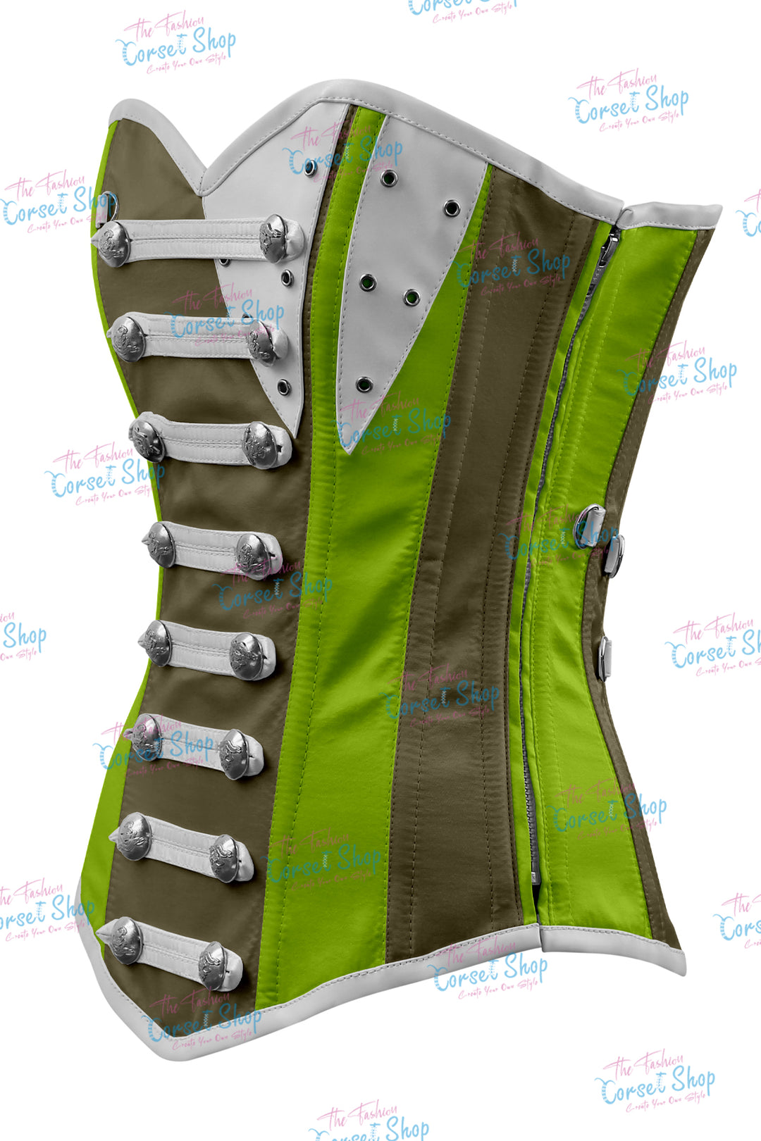 Jessie Satin Overbust Corset