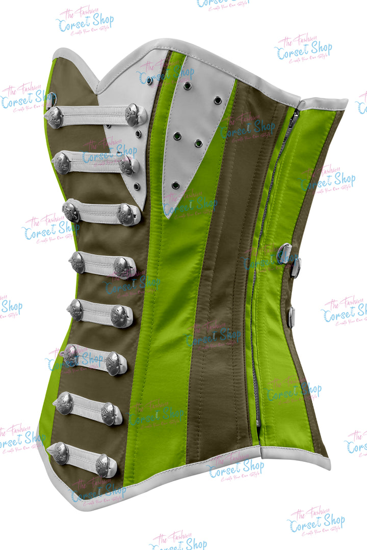 Jessie Satin Overbust Corset