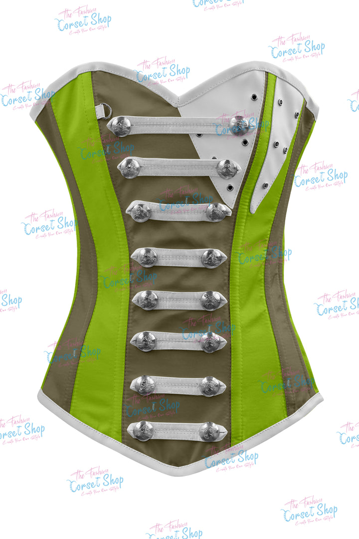 Jessie Satin Overbust Corset