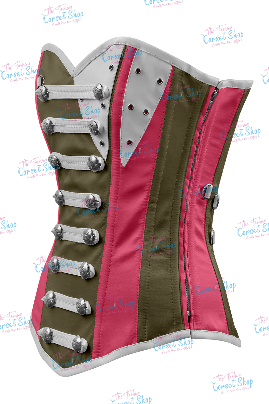 Jessie Satin Overbust Corset