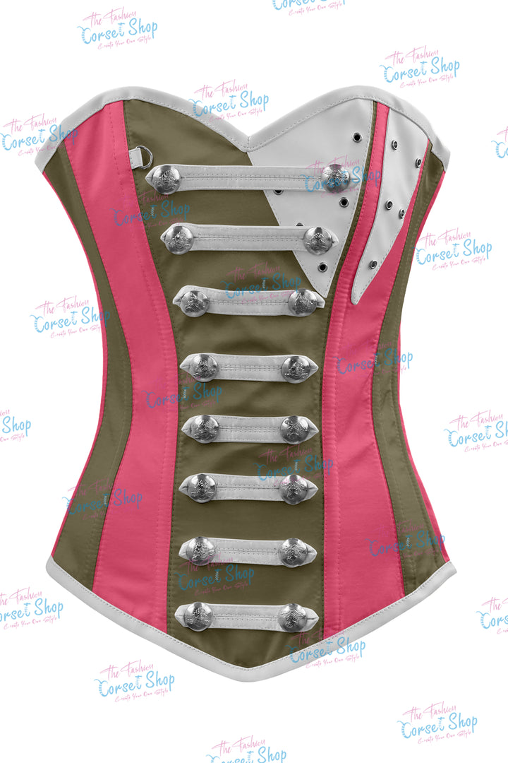 Jessie Satin Overbust Corset