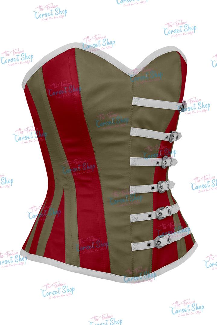 Agabeze Gothic Satin Overbust Corset