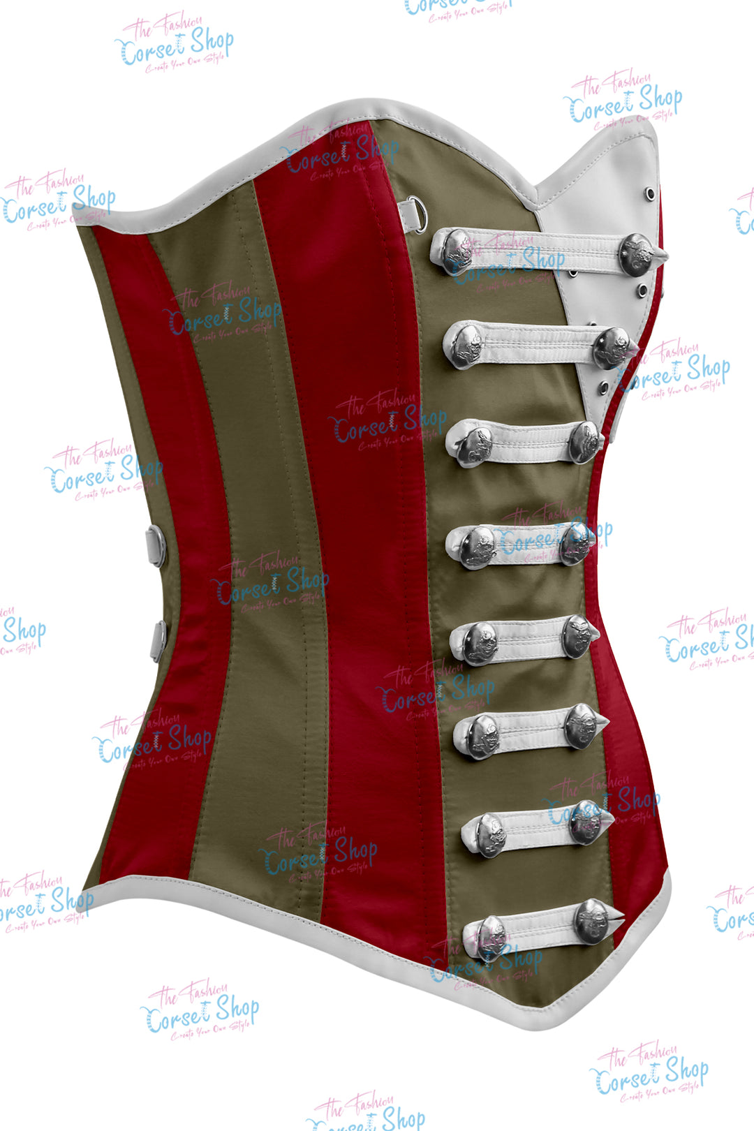Jessie Satin Overbust Corset