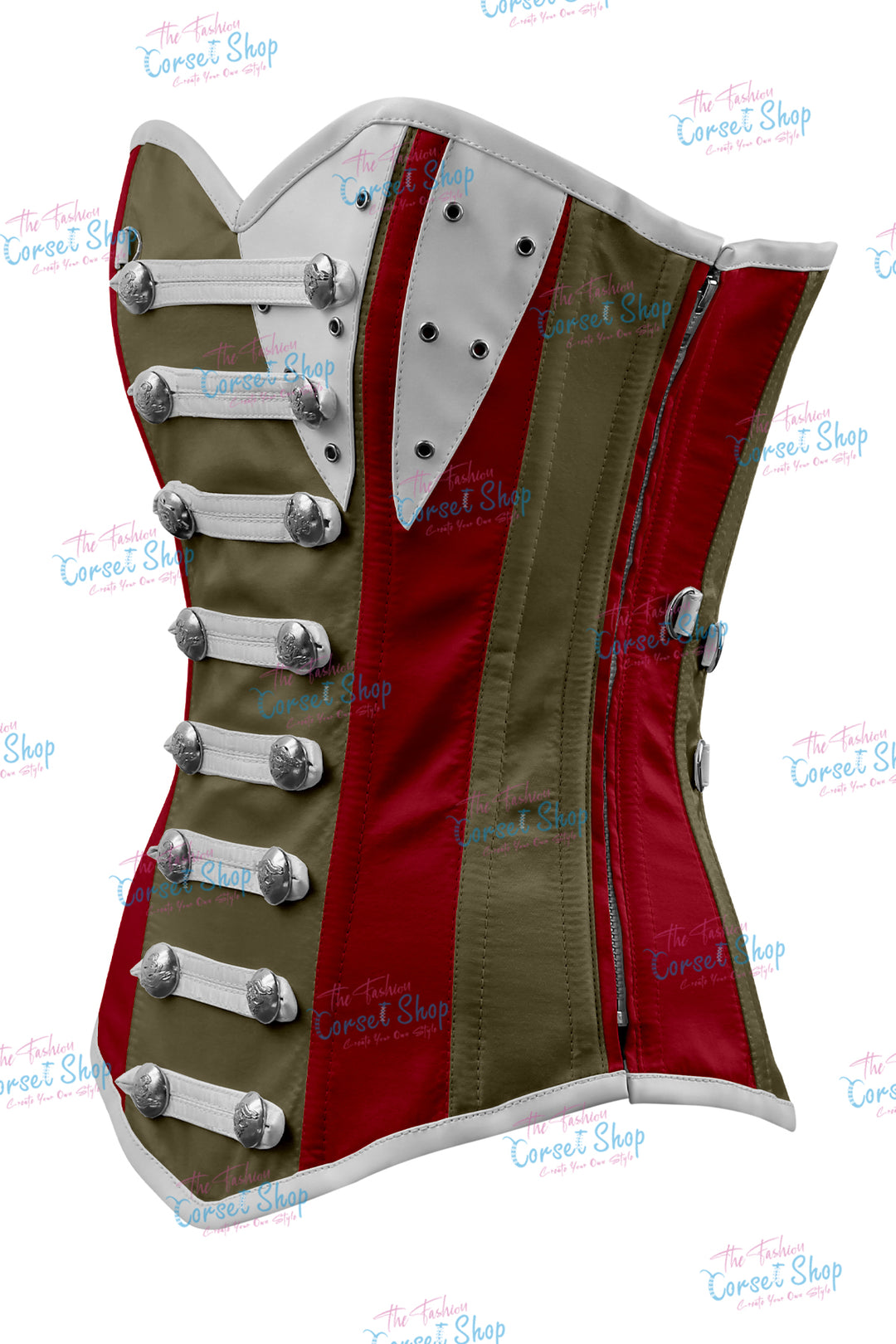 Jessie Satin Overbust Corset