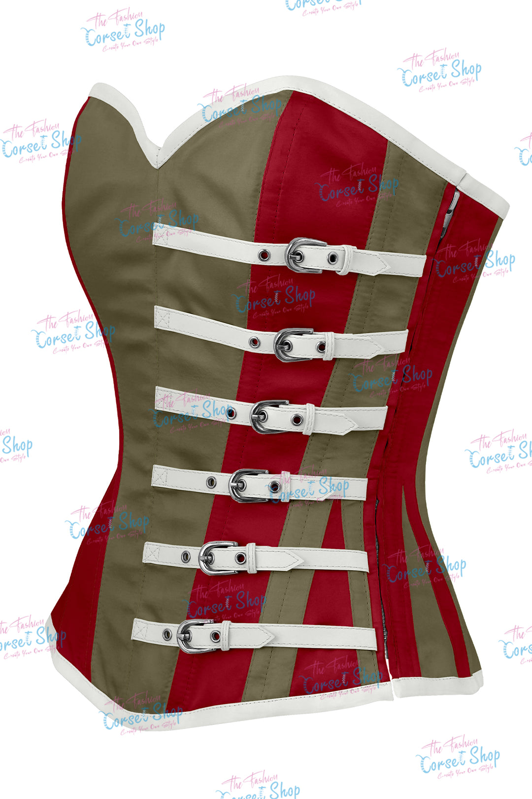 Agabeze Gothic Satin Overbust Corset