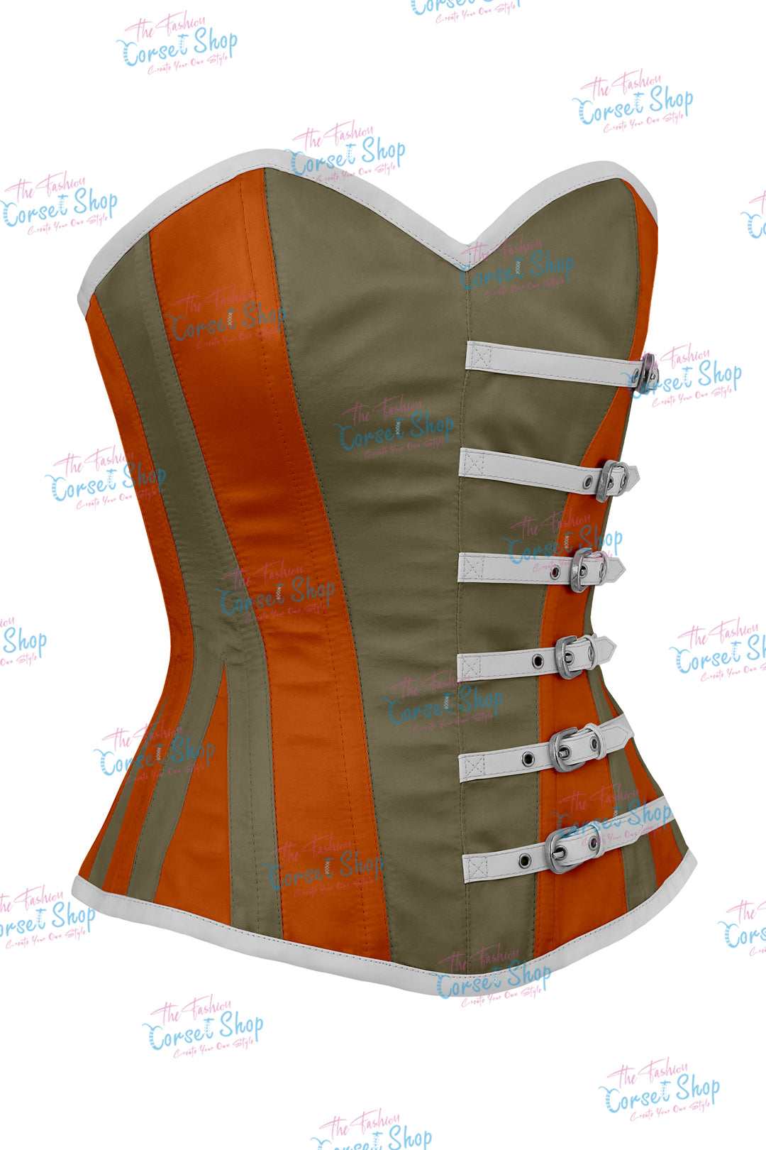 Agabeze Gothic Satin Overbust Corset