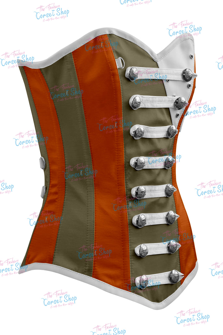 Jessie Satin Overbust Corset