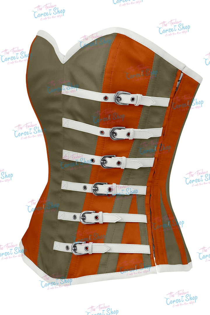 Agabeze Gothic Satin Overbust Corset
