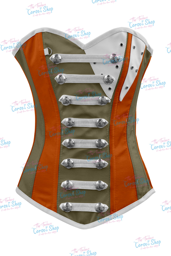 Jessie Satin Overbust Corset