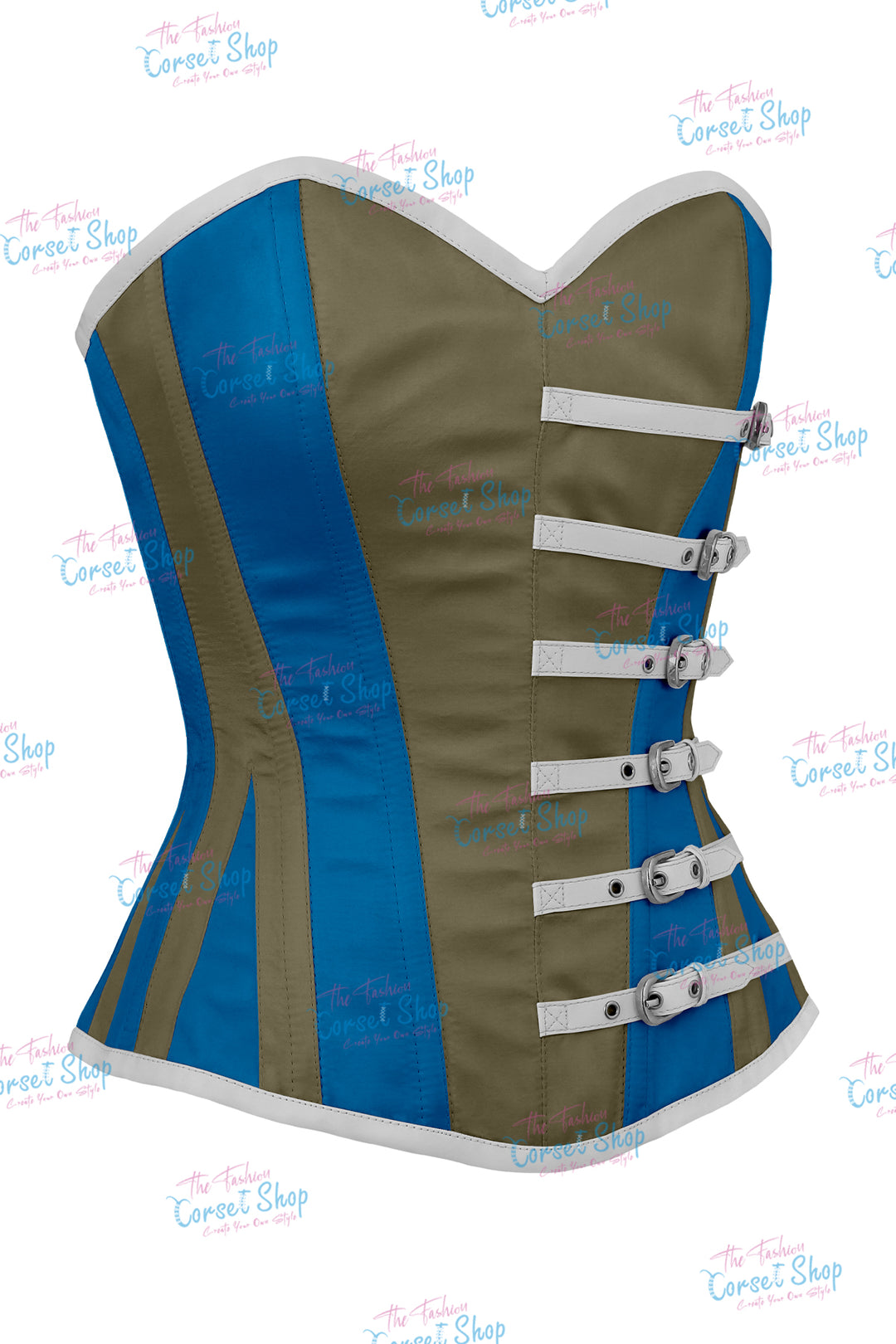 Agabeze Gothic Satin Overbust Corset