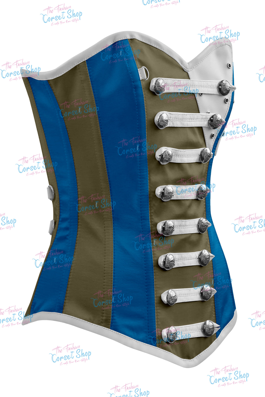 Jessie Satin Overbust Corset