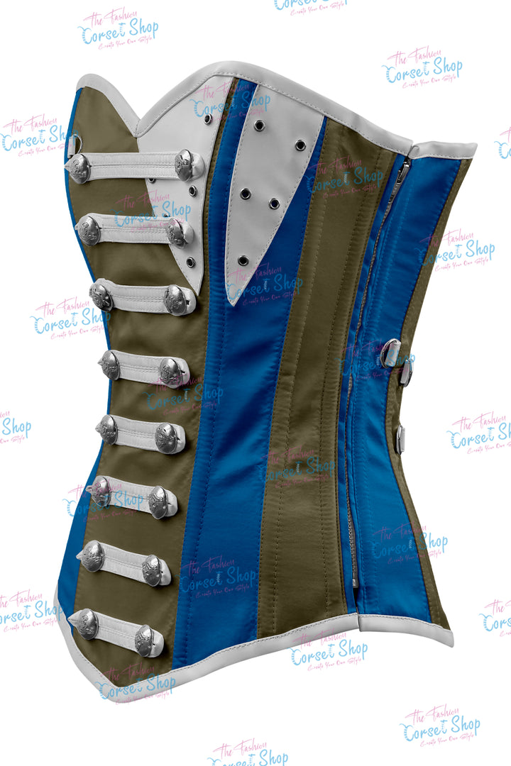 Jessie Satin Overbust Corset