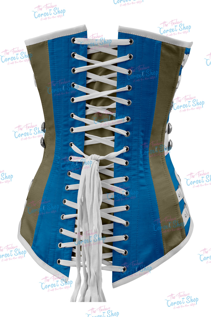 Dackett Satin Steampunk Overbust Corset