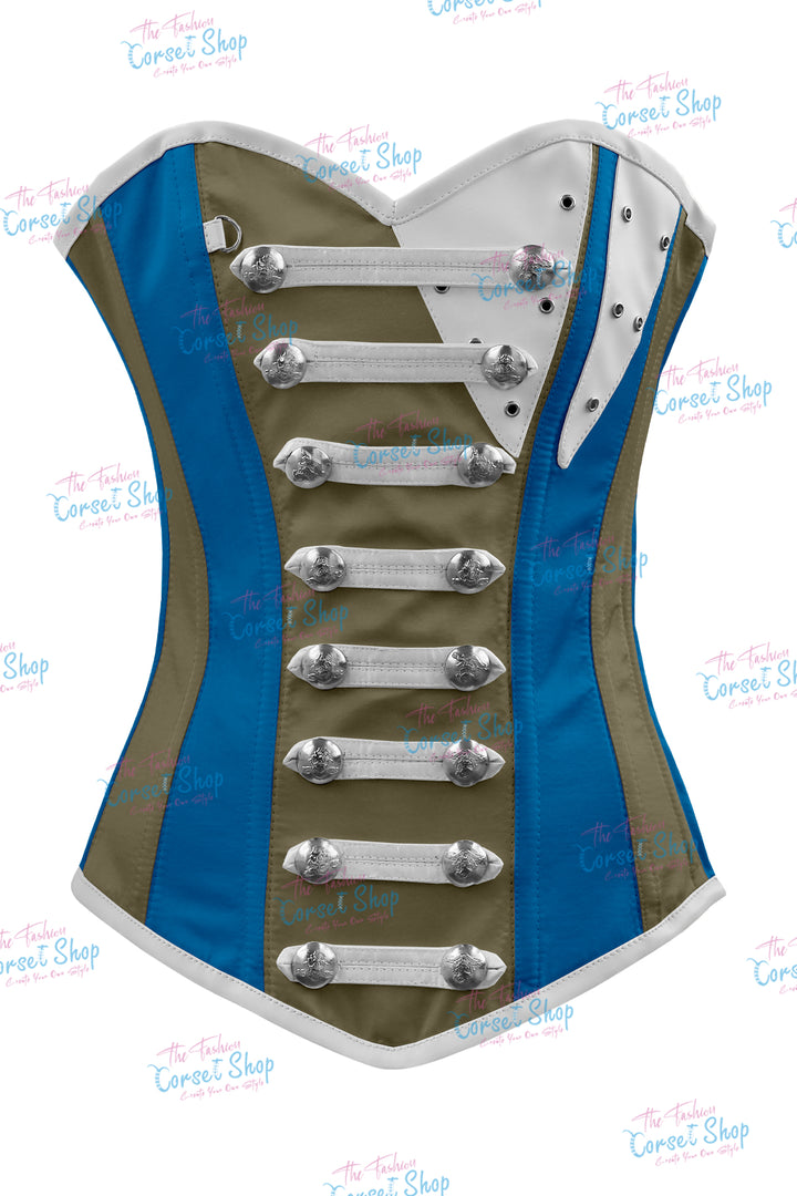 Jessie Satin Overbust Corset