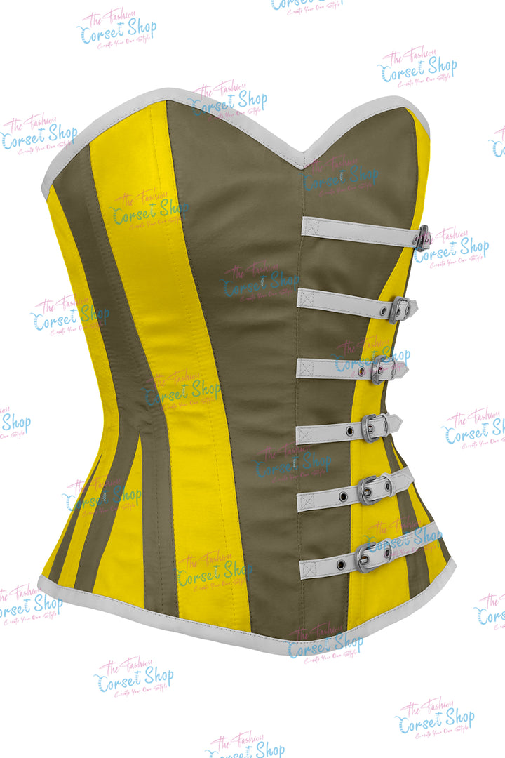 Agabeze Gothic Satin Overbust Corset