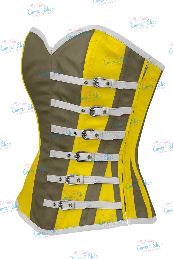 Agabeze Gothic Satin Overbust Corset