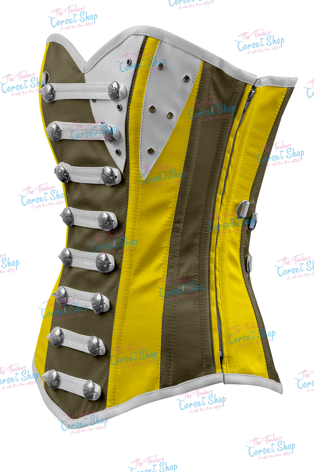 Jessie Satin Overbust Corset