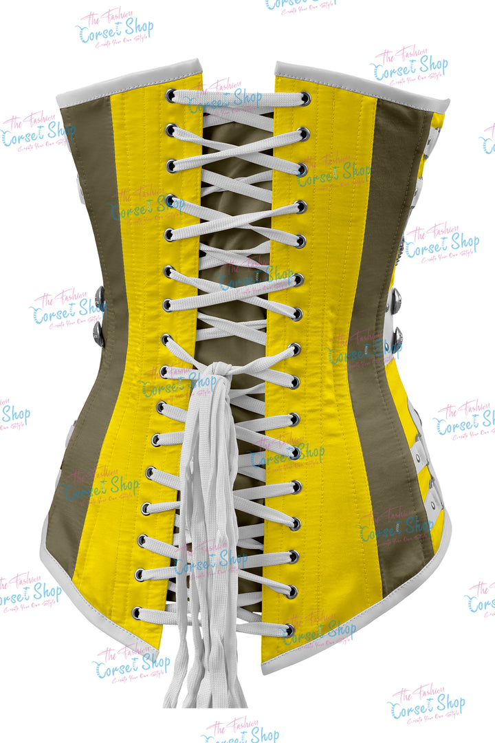 Dackett Satin Steampunk Overbust Corset