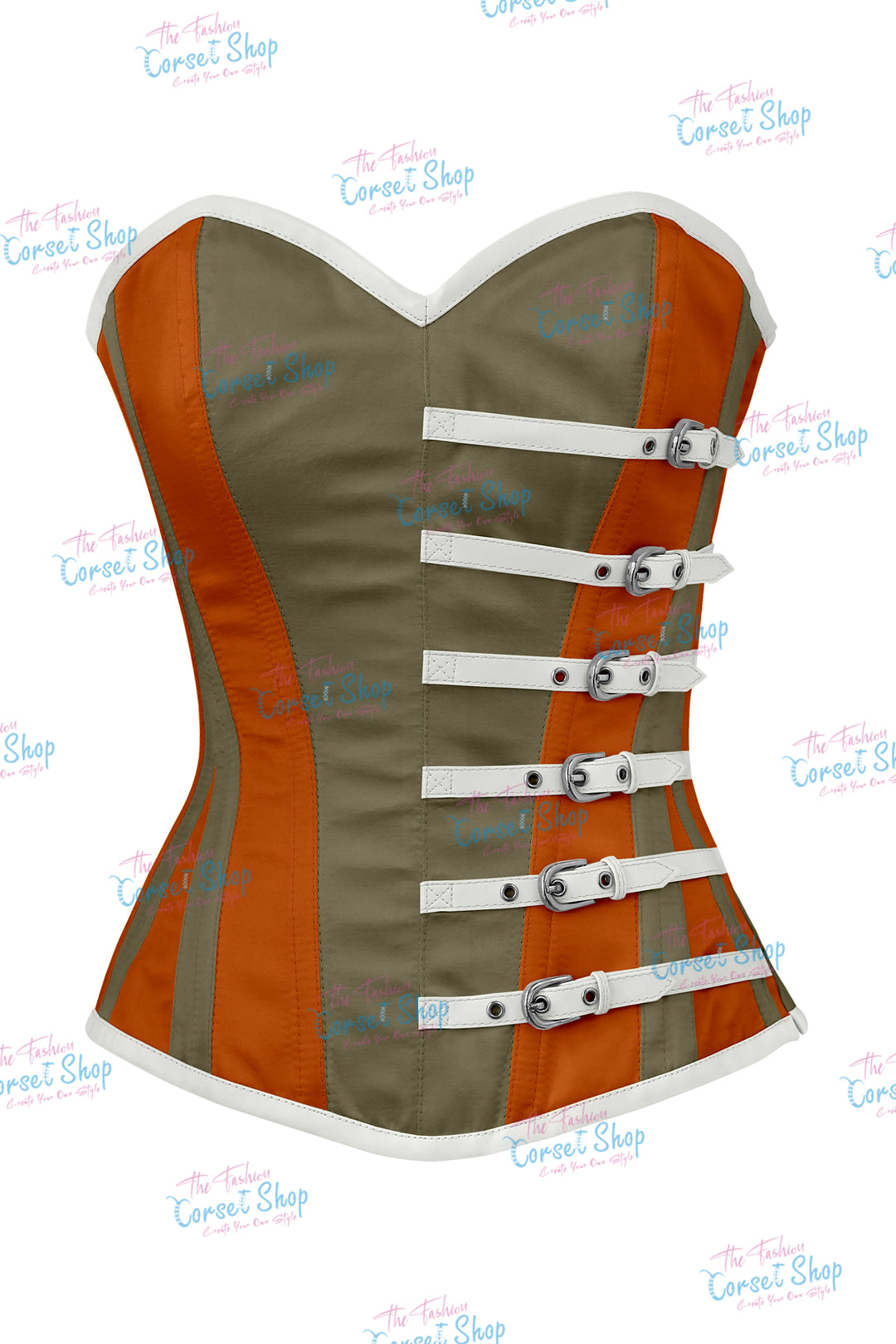 Agabeze Gothic Satin Overbust Corset