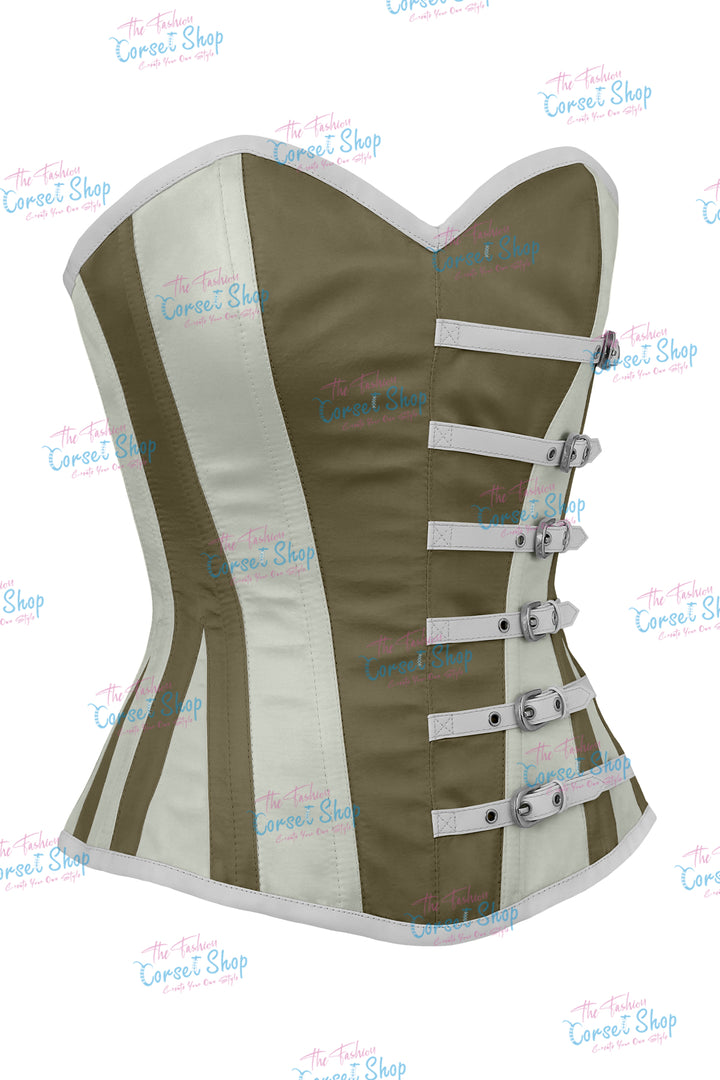 Agabeze Gothic Satin Overbust Corset