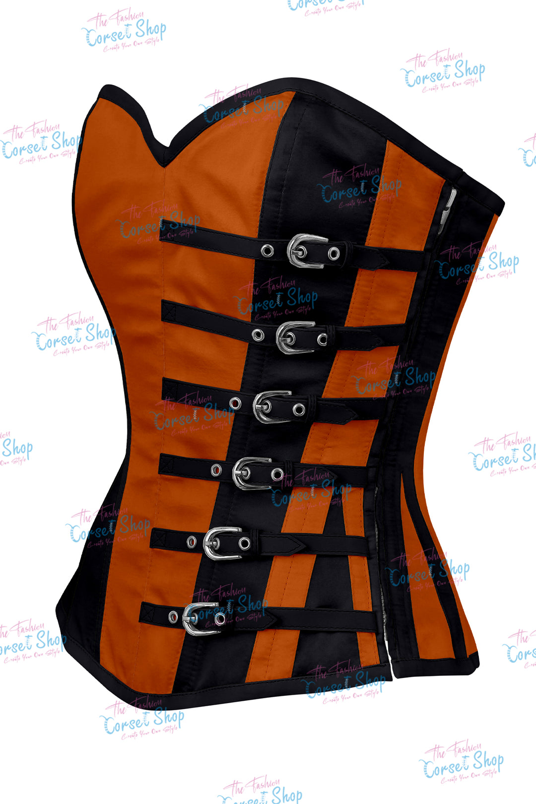 Agabeze Gothic Satin Overbust Corset