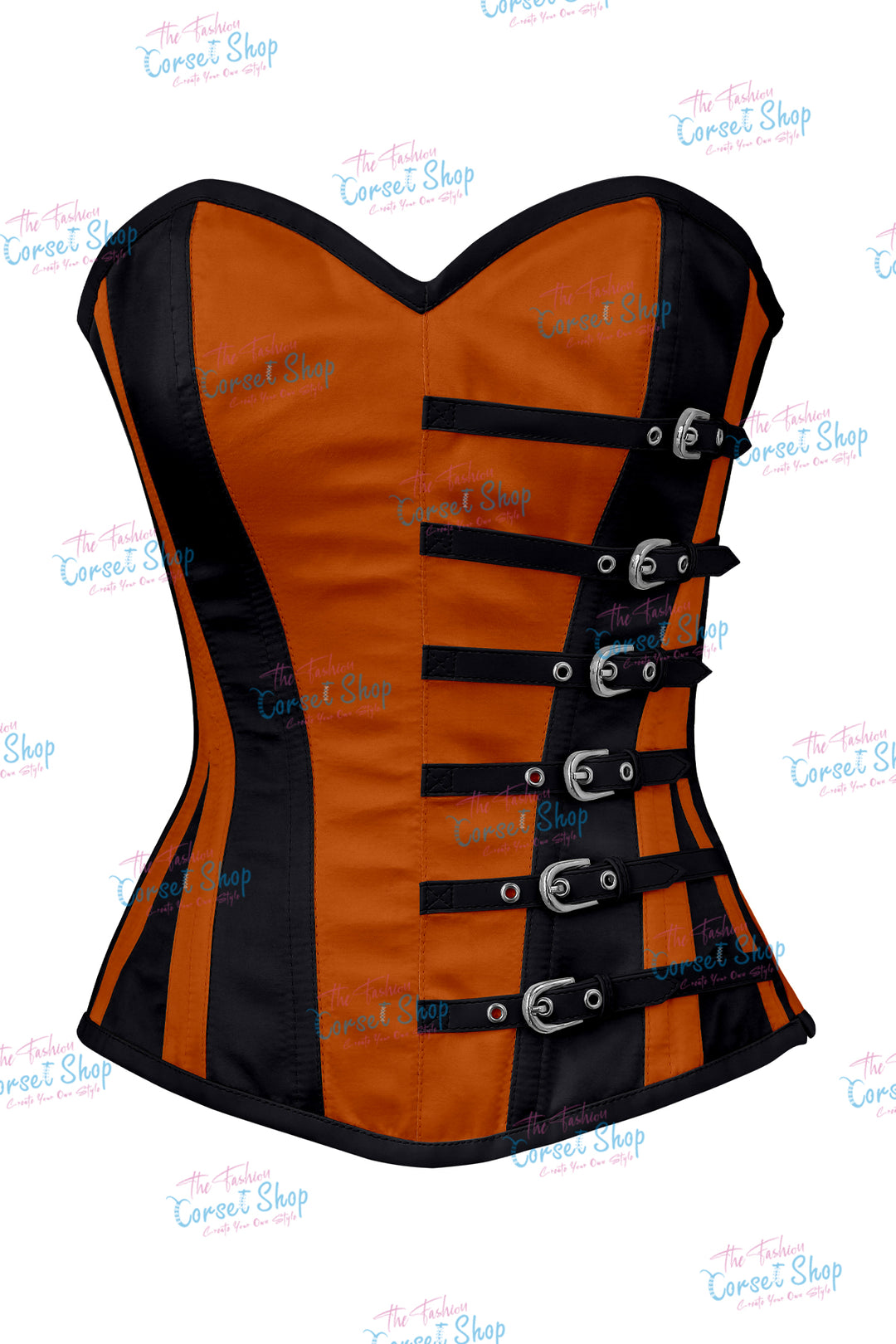 Agabeze Gothic Satin Overbust Corset