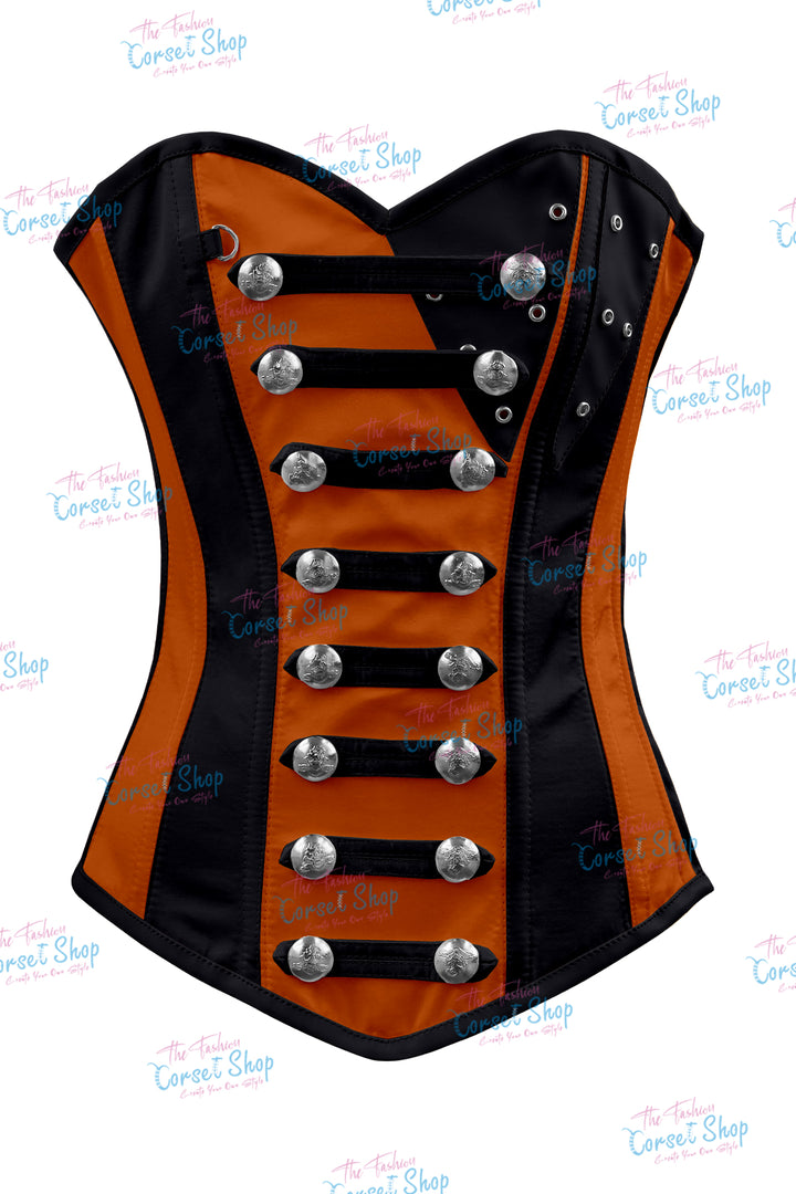 Jessie Satin Overbust Corset