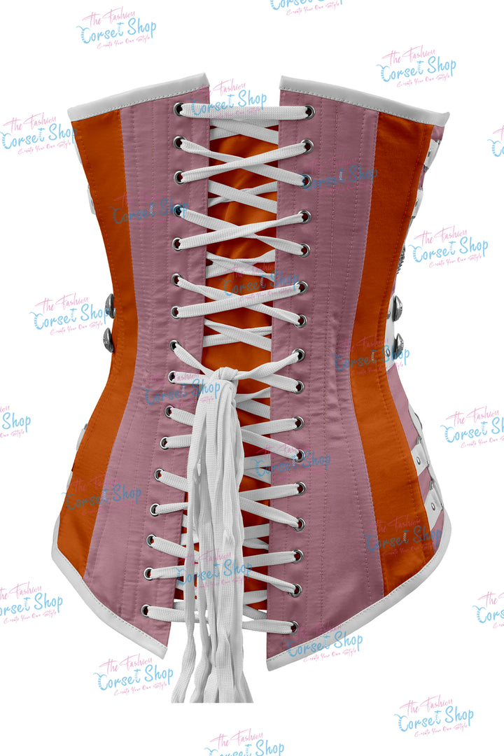 Dackett Satin Steampunk Overbust Corset