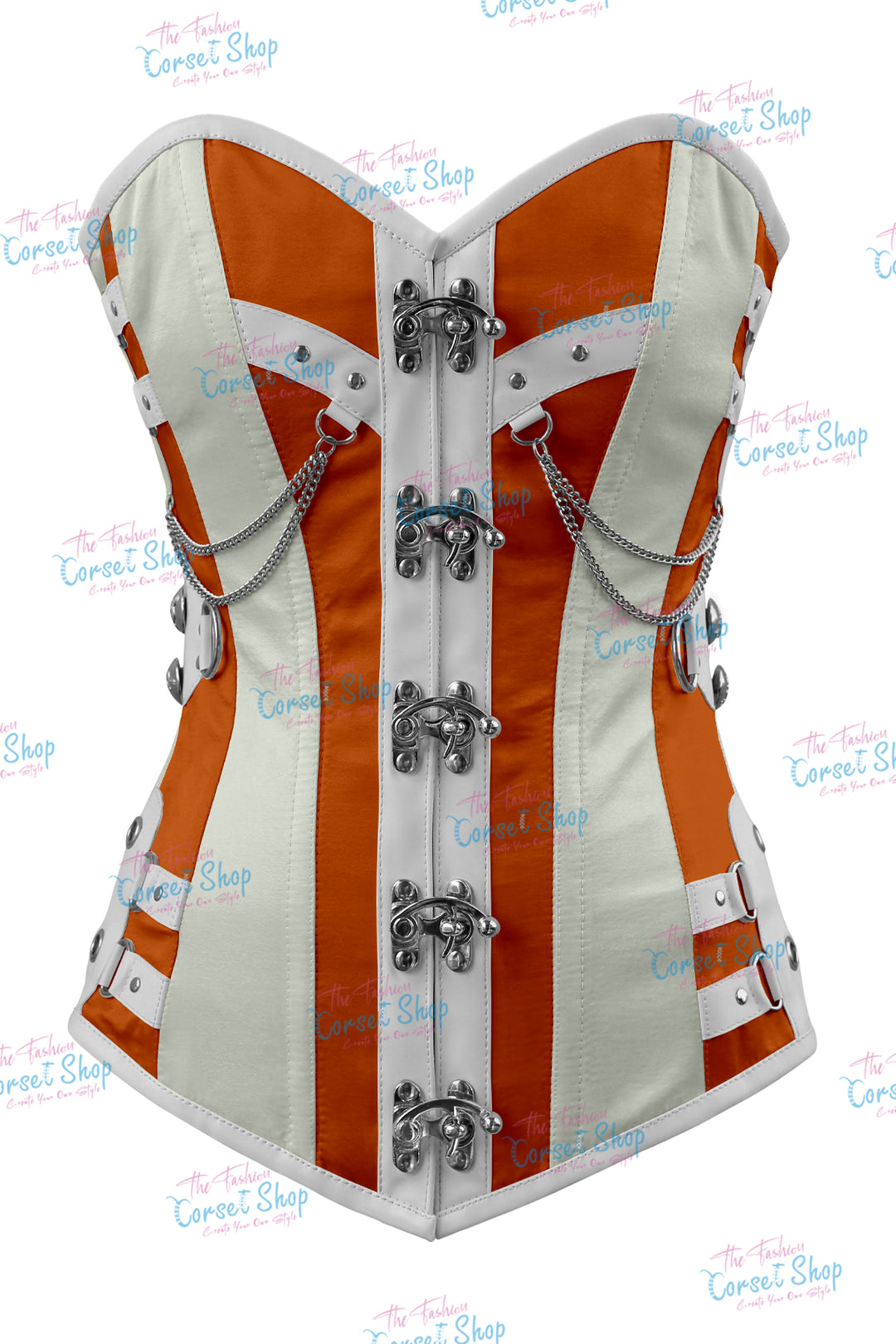 Dackett Satin Steampunk Overbust Corset