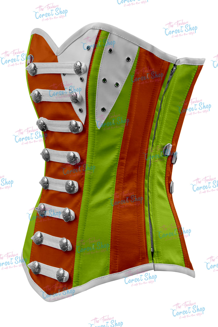 Jessie Satin Overbust Corset