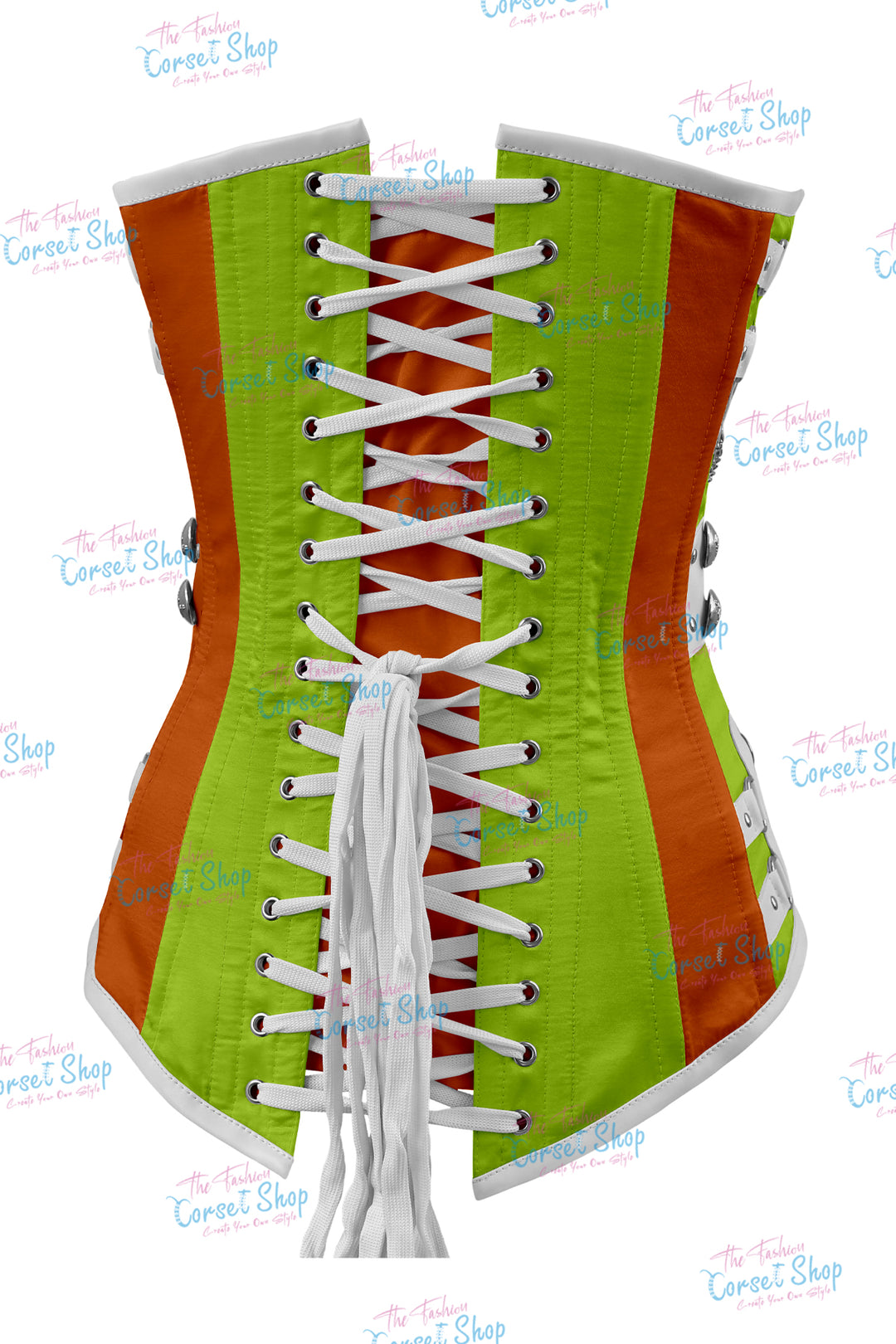 Dackett Satin Steampunk Overbust Corset