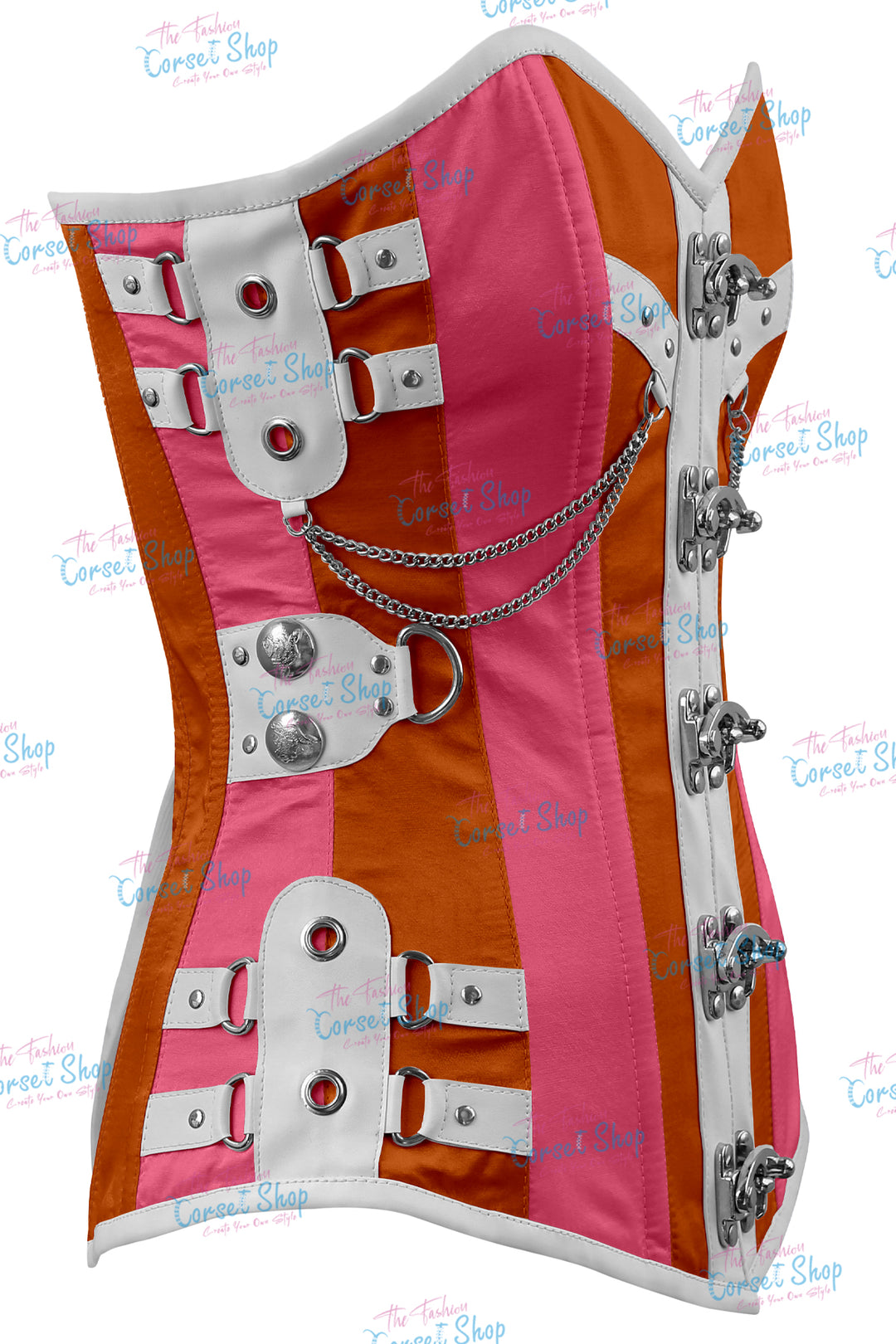 Dackett Satin Steampunk Overbust Corset