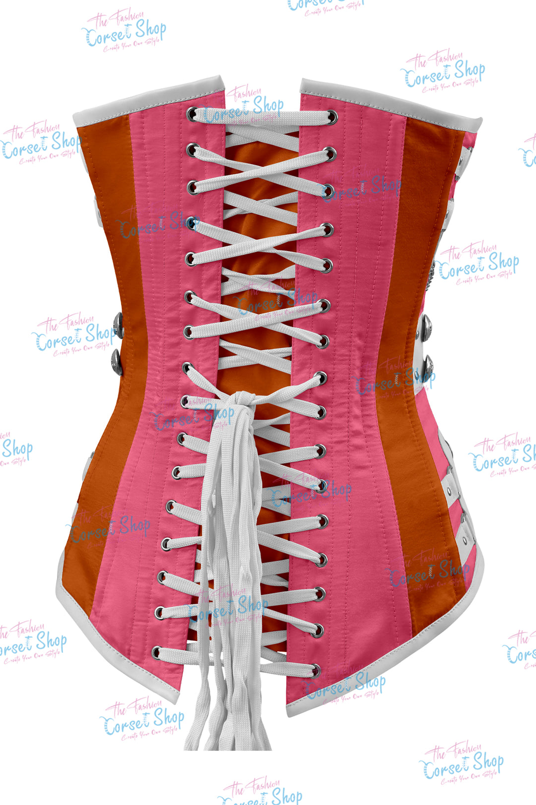 Dackett Satin Steampunk Overbust Corset