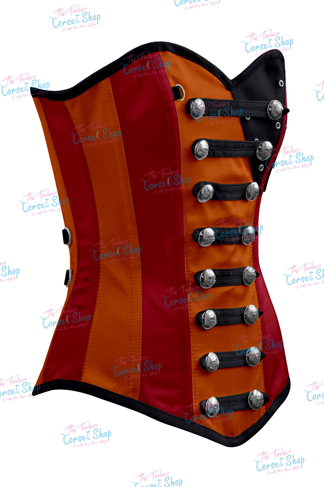 Jessie Satin Overbust Corset