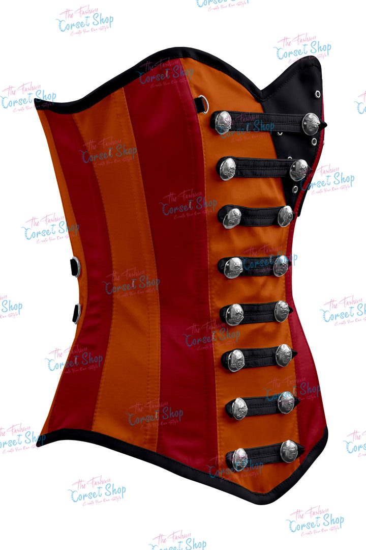 Jessie Satin Overbust Corset