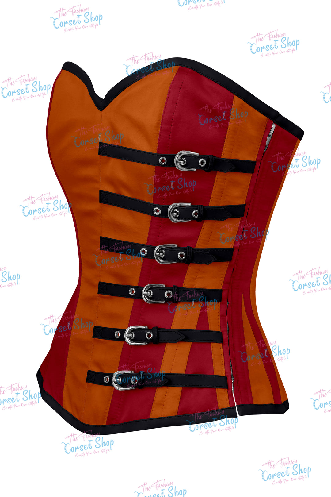 Agabeze Gothic Satin Overbust Corset