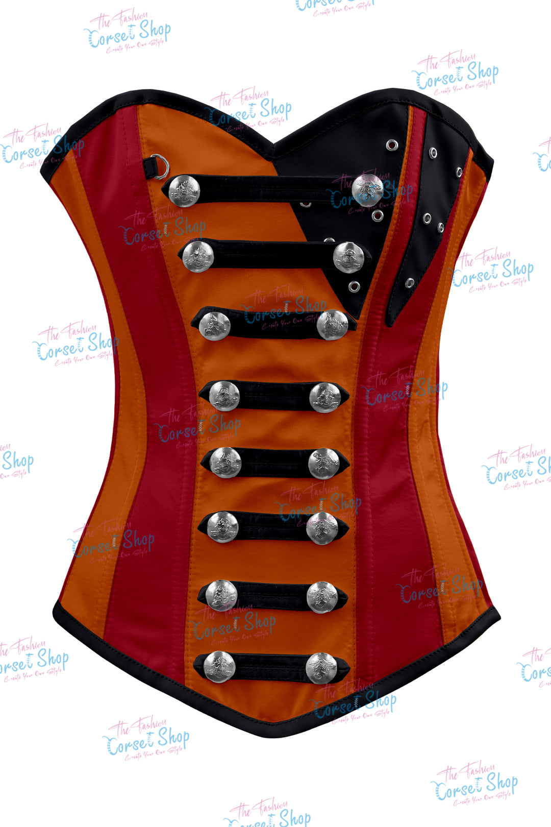 Jessie Satin Overbust Corset