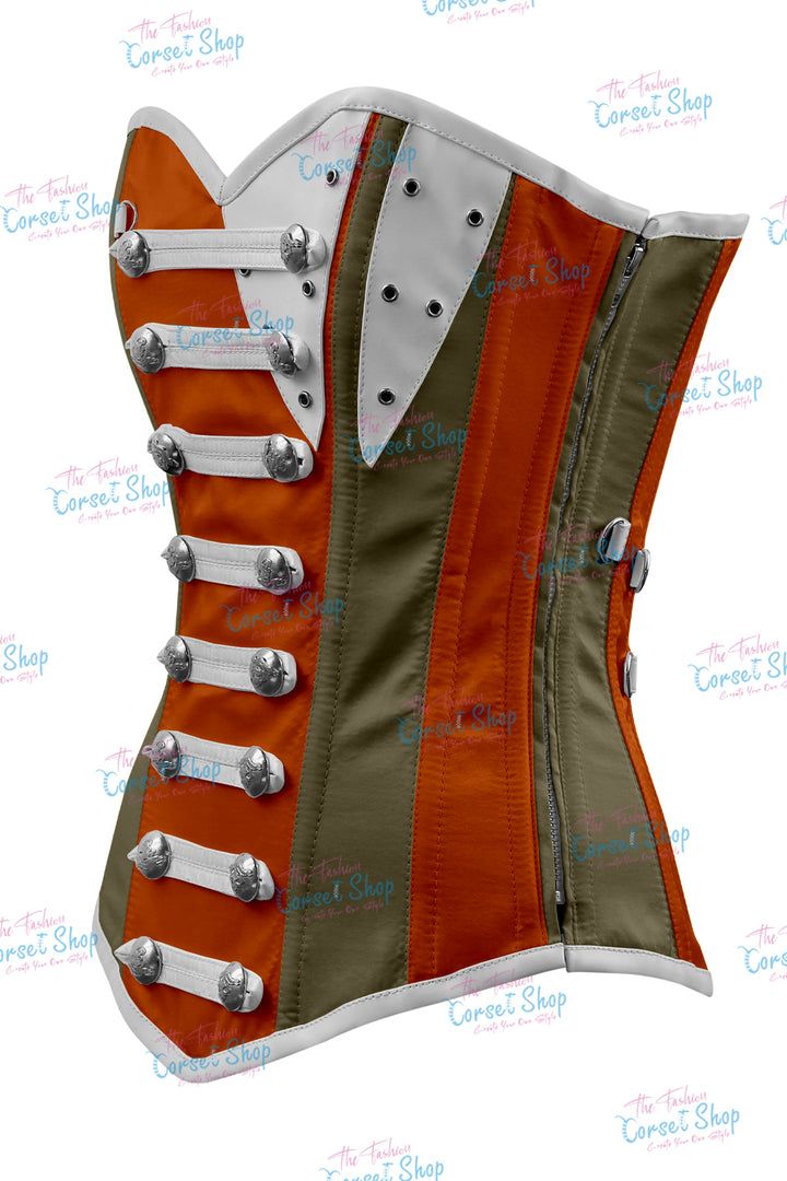 Jessie Satin Overbust Corset