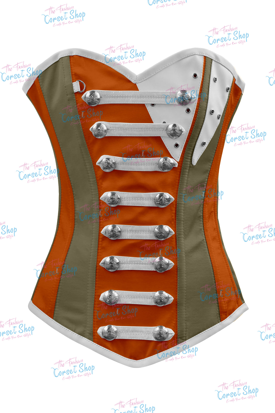 Jessie Satin Overbust Corset