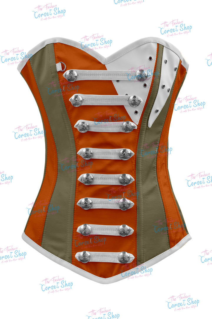 Jessie Satin Overbust Corset
