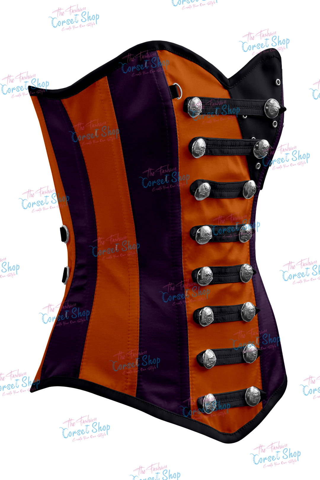 Jessie Satin Overbust Corset