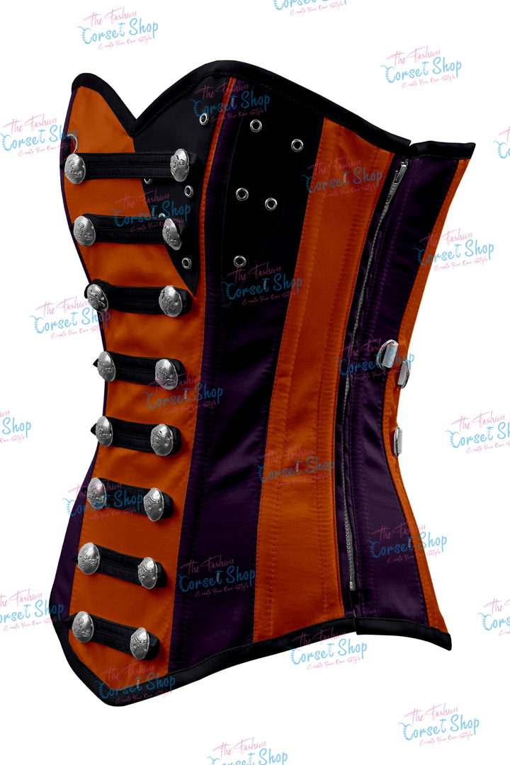 Jessie Satin Overbust Corset