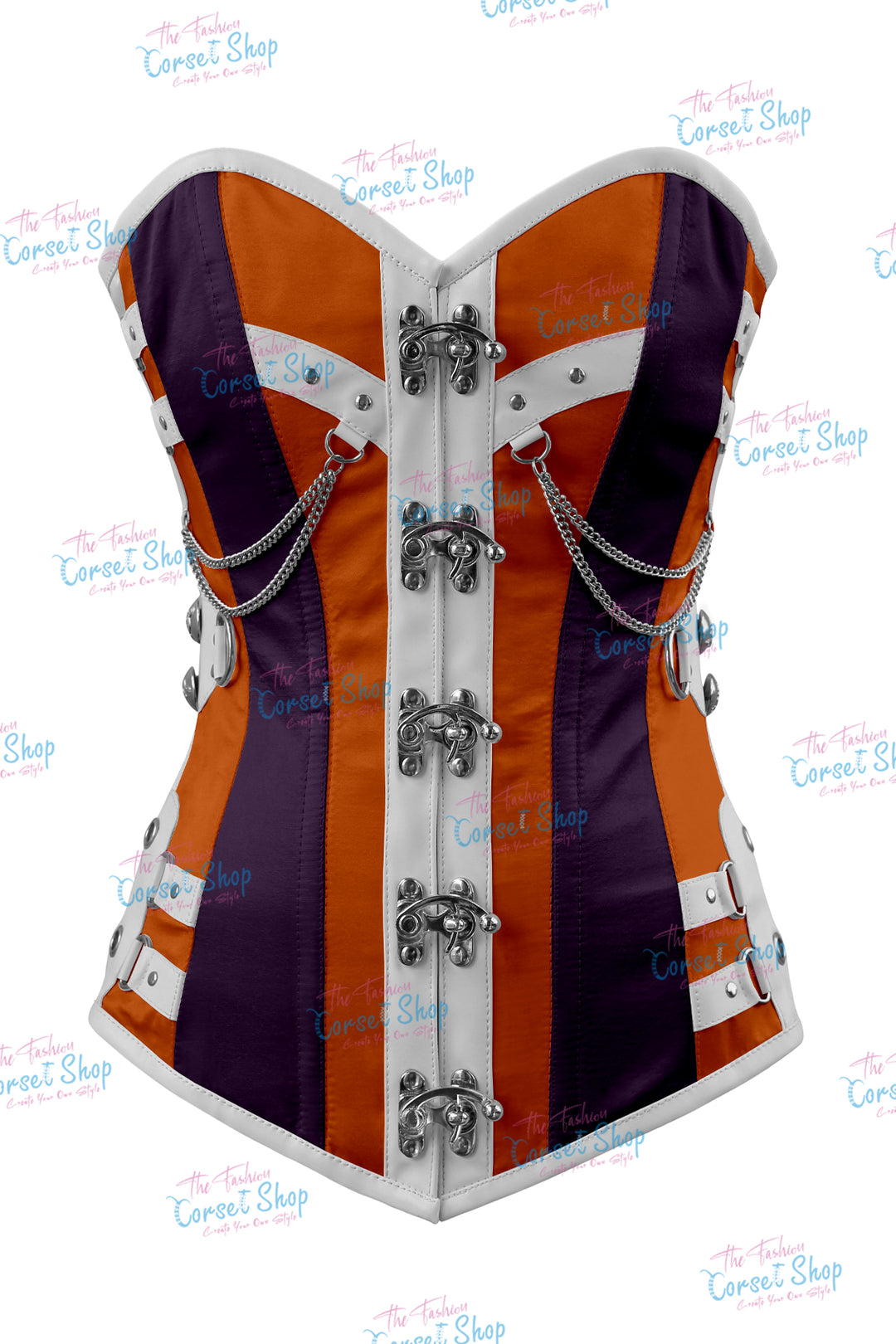 Dackett Satin Steampunk Overbust Corset