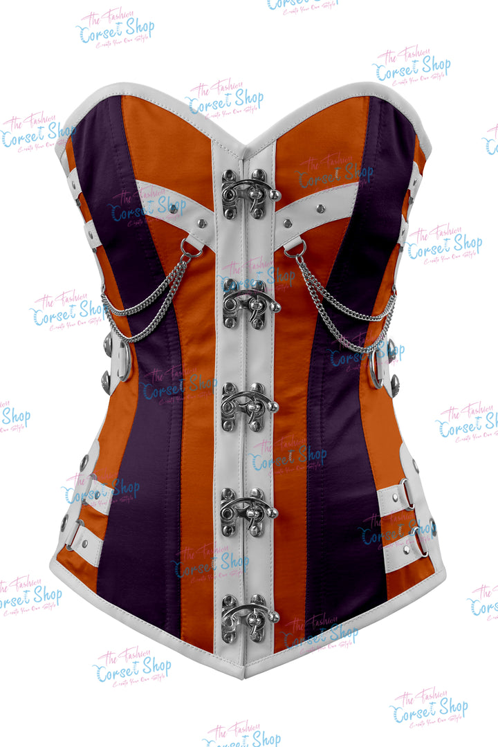 Dackett Satin Steampunk Overbust Corset