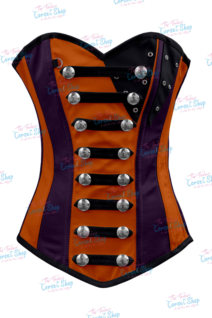 Jessie Satin Overbust Corset
