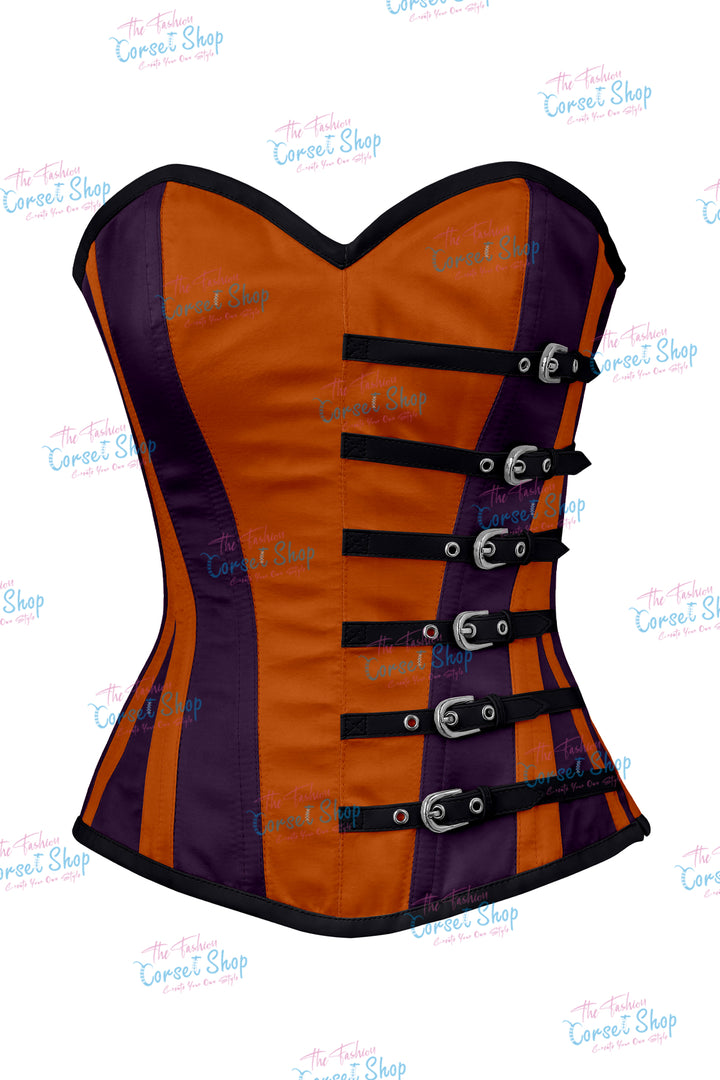 Agabeze Gothic Satin Overbust Corset