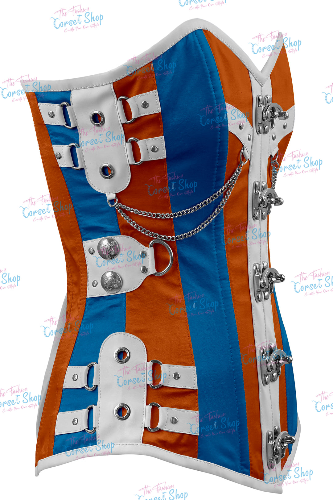 Dackett Satin Steampunk Overbust Corset