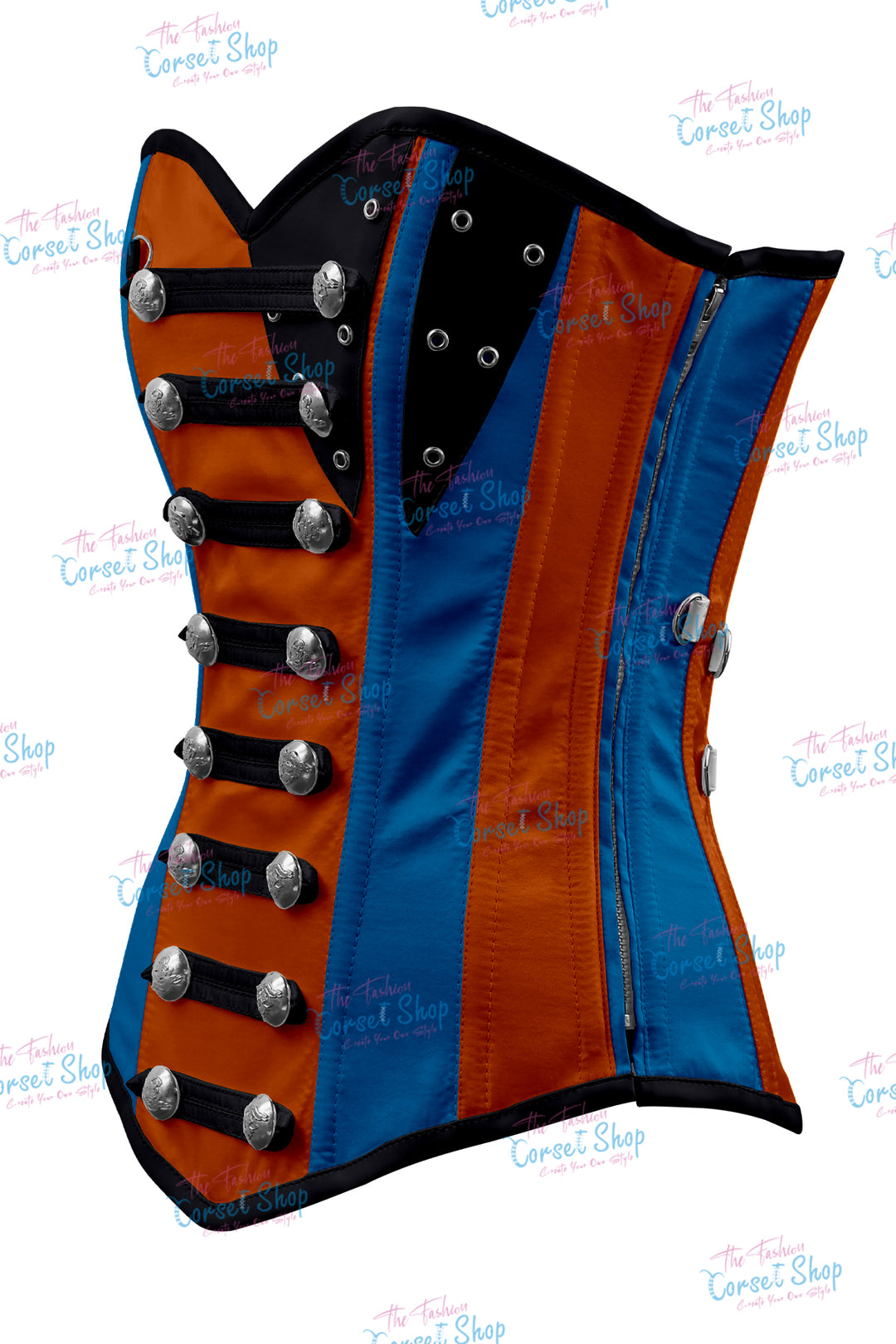 Jessie Satin Overbust Corset